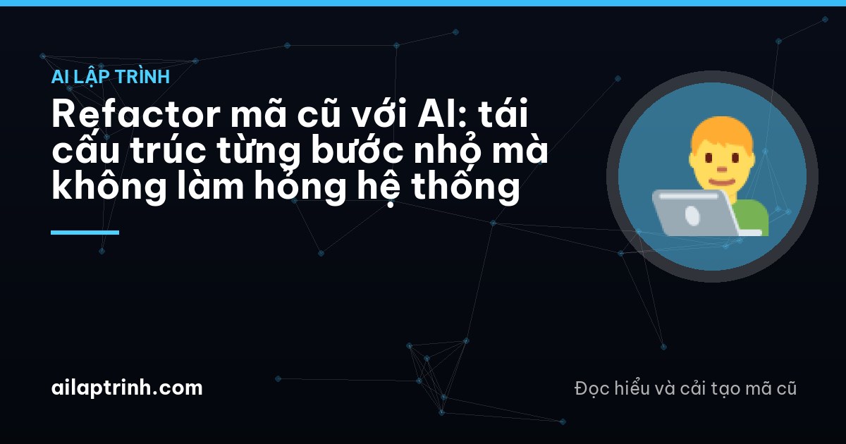 Developer working late at a home desk in Hai Phong, desk lamp glow, laptop and second monitor both blank, sticky notes without writing on the wall, seen from behind